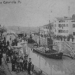 Cartolina storica dei primi Novecento con il canale navigabile, qui unqa pietra d'istria ricorda cosa fu Cavanella Po