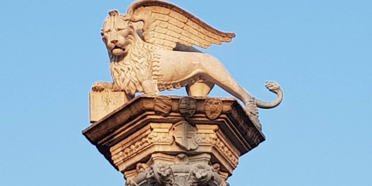 Vicenza 15 febbraio 1473, si innalza il Leone di San Marco