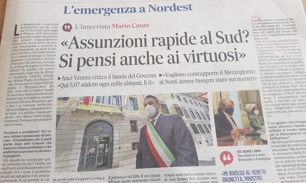 Gazzettino 28 marzo 2021
