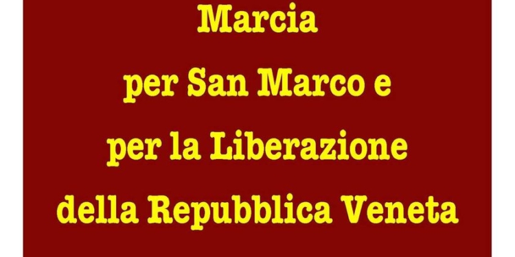 Marcia per la liberazione della Repubblica Veneta. A Padova, il 25 aprile