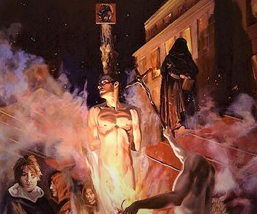 Dipinto Rogo di Giordano Bruno (foto web)
