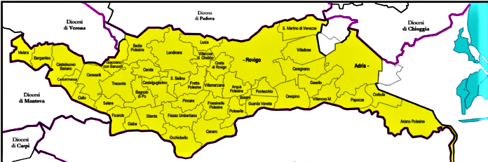 Territorio della Diocesi di Adria-Rovigo