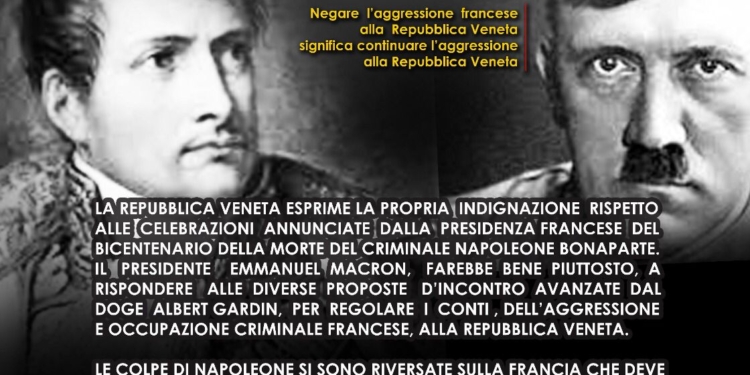 Gardin: Napoleone come Hitler, uno scandalo le celebrazioni e l’apologia del criminale