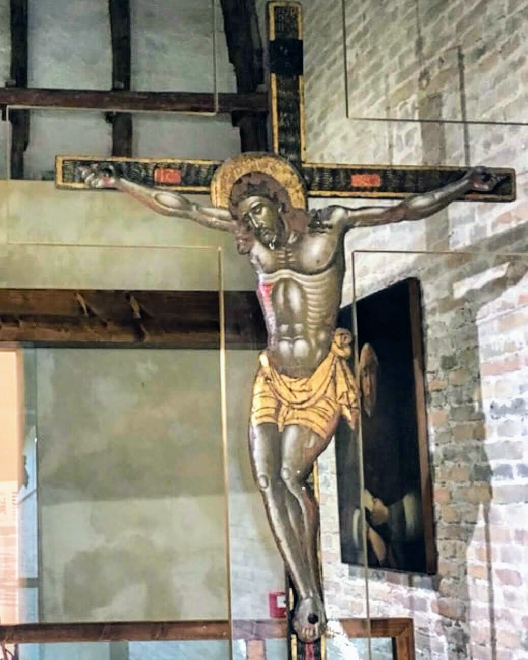 Crocefisso di Lepanto all'interno del Museo (foto web)