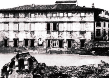 Foto d'epoca alluvione fiume Adige 1882 (foto web)
