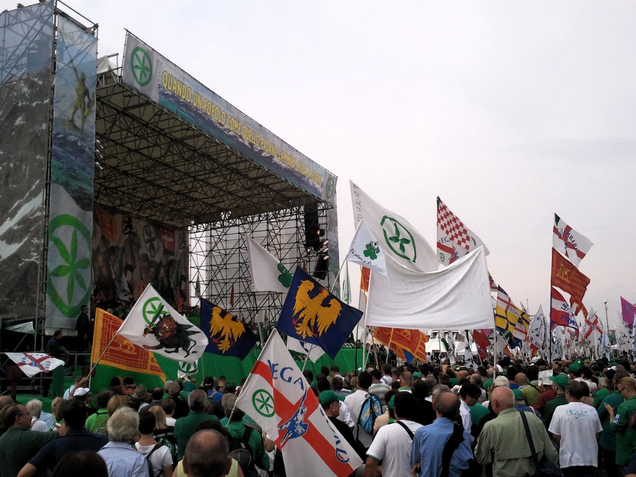 Venezia 15 settembre 1996, dichiarazione di indipendenza della Padania ...