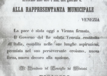 3 ottobre 1866, trattato di pace fra l’Austria e l’Italia
