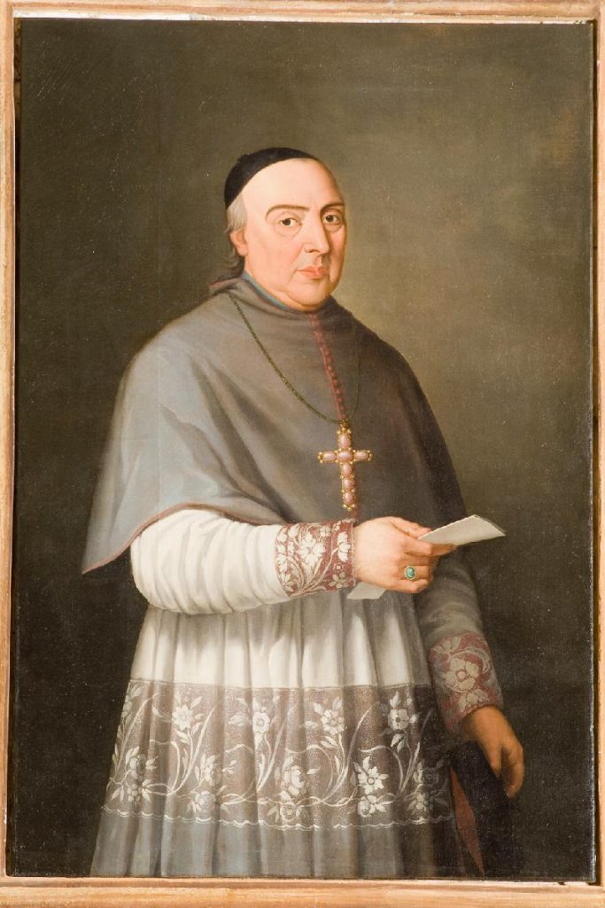 Dipinto del Vescovo di Padova Dondi dell'Orologio (foto web)