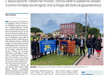 Arborea è il primo comune onorario del Veneto