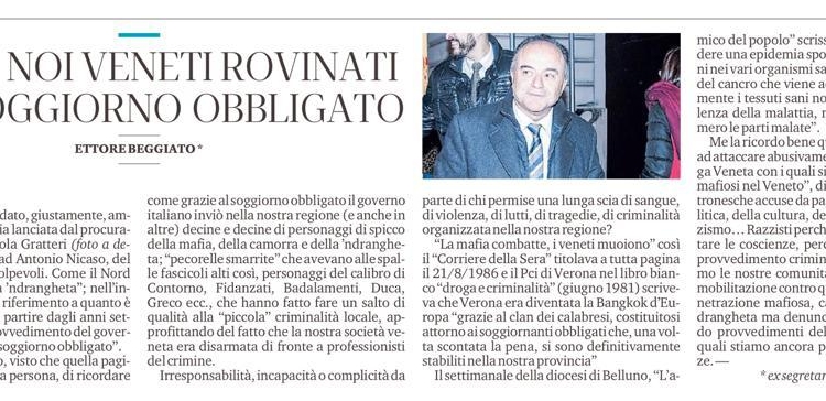 Mafie. Noi veneti rovinati dal soggiorno obbligato