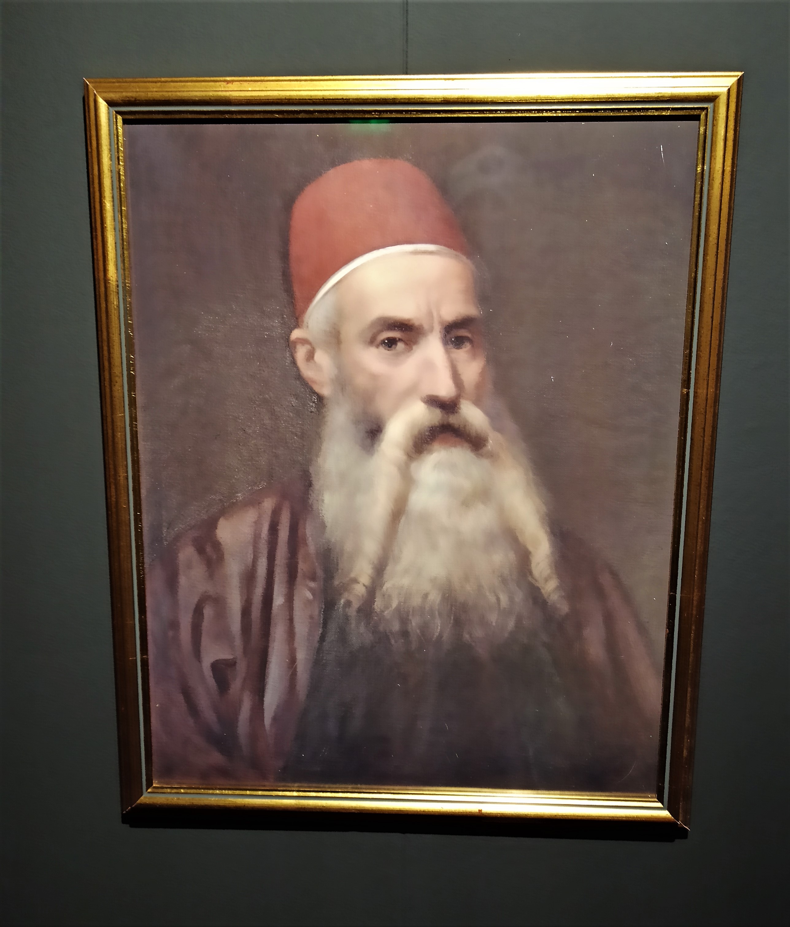 Anonimo (sec. XIX) Giovanni Miani Olio su tela (foto autore)