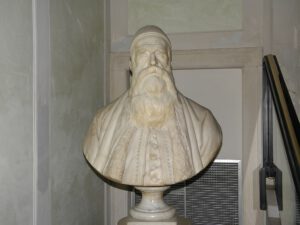 Busto esposto all'Accademia dei Concordi opera del Soranzo (foto web)