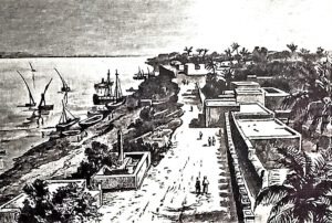 Stampa della città coloniale di Cartum (Foto Autore)