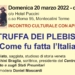 A Montecatini Terme convegno “La truffa dei plebisciti. Come fu fatta l’Italia”