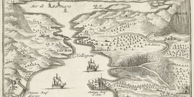 26 giugno 1656 la flotta veneta vittoriosa nello stretto dei Dardanelli