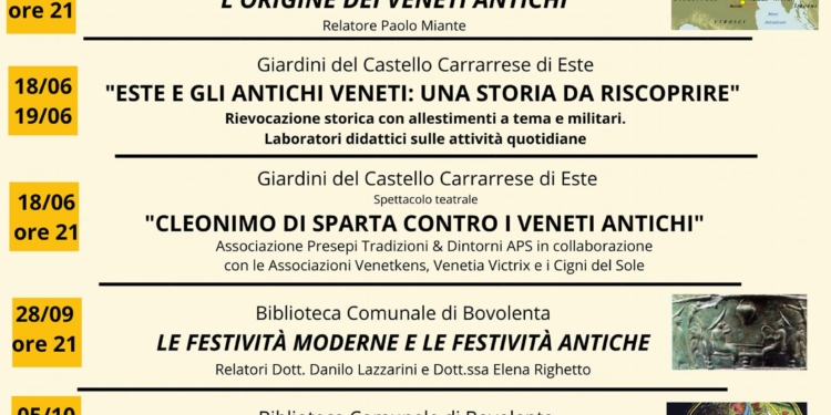 “Alla scoperta dei Veneti antichi” a Bovolenta e a Este
