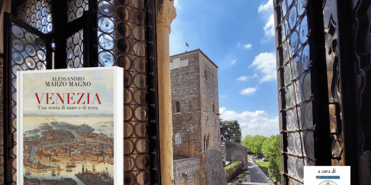 Castello di Monselice, 23 giugno 2022, visita guidata e presentazione del libro “Venezia. Una storia di mare e di terra” di Alessandro Marzo Magno