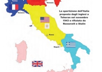 1943, nella Conferenza di Teheran la proposta inglese di smembrare l’Italia