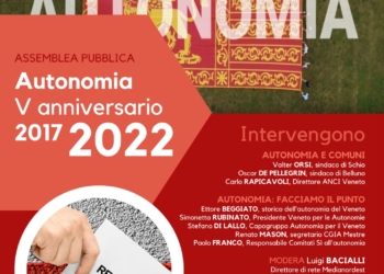 Autonomia del Veneto, a Schio convegno sabato 22 a cinque anni dal referendum