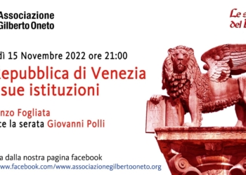 Renzo Fogliata in diretta martedì 15 novembre: le istituzioni della Repubblica Veneta