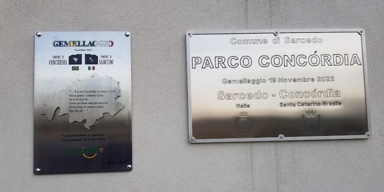 Sarcedo (Vi) gemellaggio con i brasiliani di Concordia, Stato di Santa Catarina