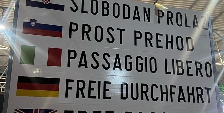 La Croazia entra in area Schengen e l’Istria ritorna unita