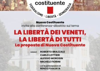 Sabato 11 febbraio a Bevadoro (Pd) “La libertà dei veneti, la libertà di tutti”