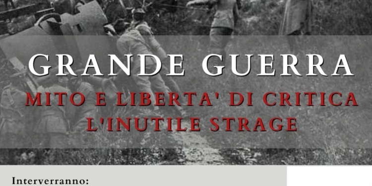 Grande Guerra, l’inutile strage: convegno a Vittorio Veneto venerdì 28 aprile