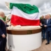 Santa Giustina in Colle, arriva un grande Leone di San Marco ma avvolto dal Tricolore…