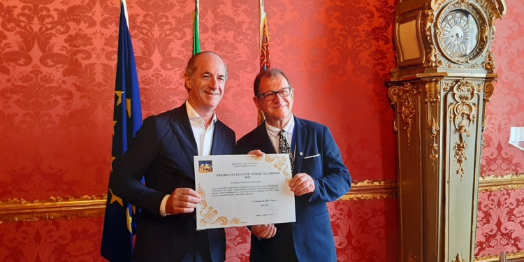 Il premio “Eccellenza Veneta” al veneto-brasiliano Paulo Massolini
