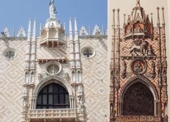 Il Palazzo Ducale e il Leone distrutto nel 1797 e mai più ricostruito