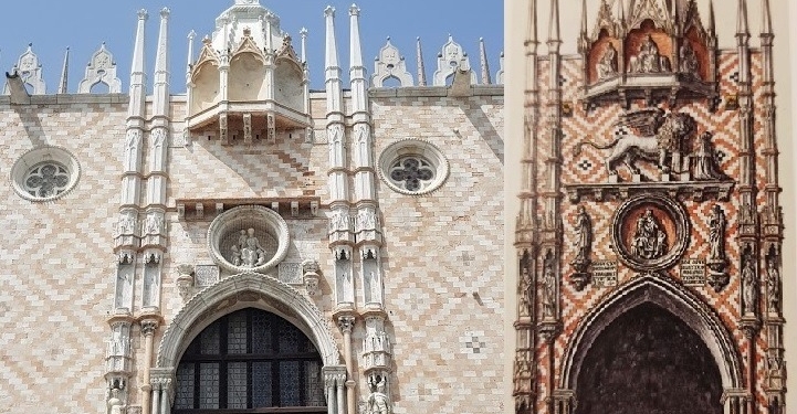 Il Palazzo Ducale e il Leone distrutto nel 1797 e mai più ricostruito