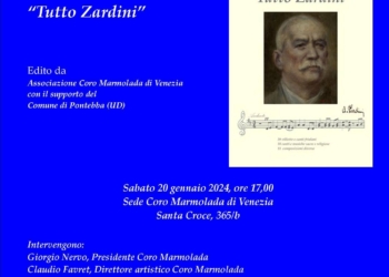 Zardini, non solo Stelutis Alpinis: a Venezia sabato 20 tutte le opere del grande artista di Pontebba