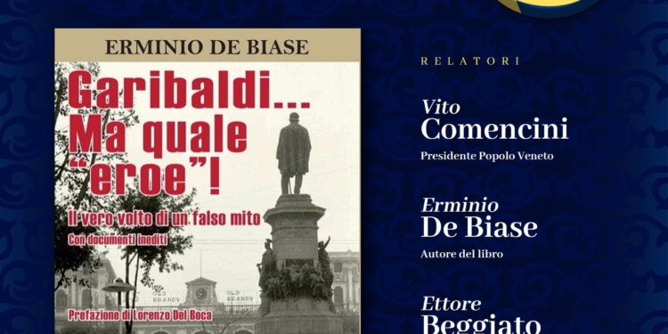 Sabato 2 marzo a Verona piazza Bra: “Garibaldi … Ma quale eroe!”