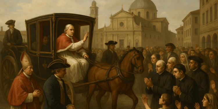 20 maggio 1782: Papa Pio VI attraversa parte del Polesine