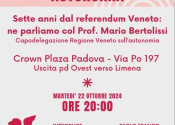 Autonomia, sette anni dal referendum: martedì 22 a Padova il punto col professor Bertolissi