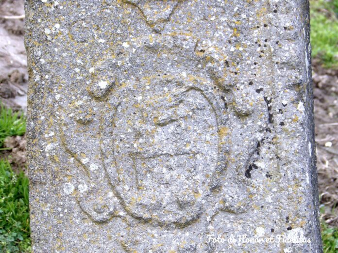 Il Leone di San Marco nel completo degrado, irriconoscibile (foto autore)