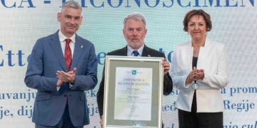 La Regione Istriana premia Beggiato: “Grazie a lui, alla sua legge e alla Regione Veneto”