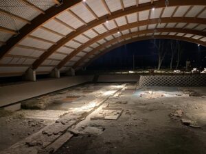 Area di scavo etrusco( foto venetodeltapo.it)