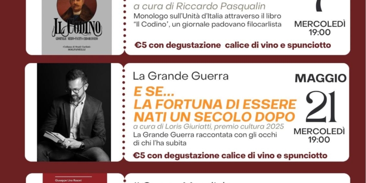“Il Codino”, giornale veneto dell’Ottocento contro l’unità d’Italia. Selvazzano, mercoledì 7 maggio