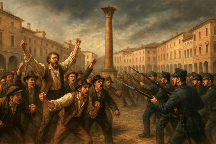 Rovigo 1867 - La libertà a colpi di bajonetta
