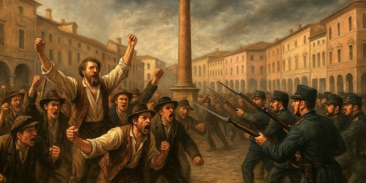 Rovigo 1867 - La libertà a colpi di bajonetta