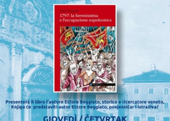 Giovedì 2 ottobre a Umago (Istria) presentazione di “1797: la Serenissima e l’occupazione napoleonica” di Ettore Beggiato