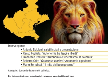 VenetiNet, lunedì 17 convegno a Padova: “L’autonomia necessaria del Popolo Veneto”