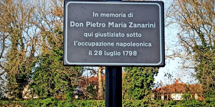 Ferrara ricorda Don Pietro Maria Zanarini, sacerdote fucilato dai giacobini nel 1798