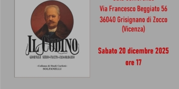 Sabato 20 dicembre a Grisignano presentazione del volume “Il Codino. Un giornale padovano filocarlista” di Riccardo Pasqualin