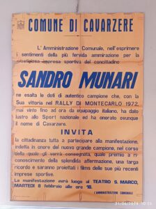 Ricordo di come la città fosse legata al suo campione (Foto Cavarzere Live)