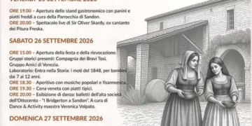 Festa Veneta a Sandon di Fossò da venerdì 25 sera con Sir Oliver Skardy